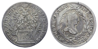 10 kreuzer 1764