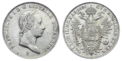 ½ scudo 1826