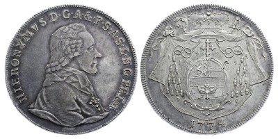 1 талер 1774 года