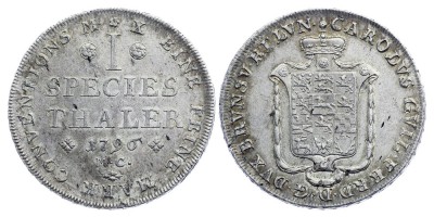 1 талер 1796 года